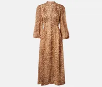 Midikleid Cascadian aus Leinen