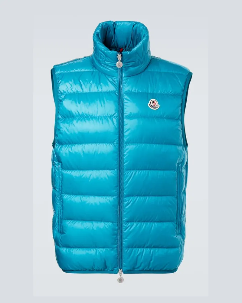 Moncler Daunenweste Blau