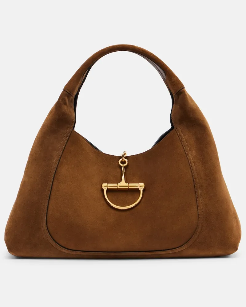 Gucci Schultertasche Gucci Softbit Maxi Braun