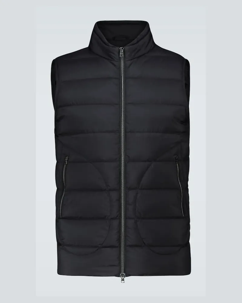 Herno Weste Il Gilet Schwarz