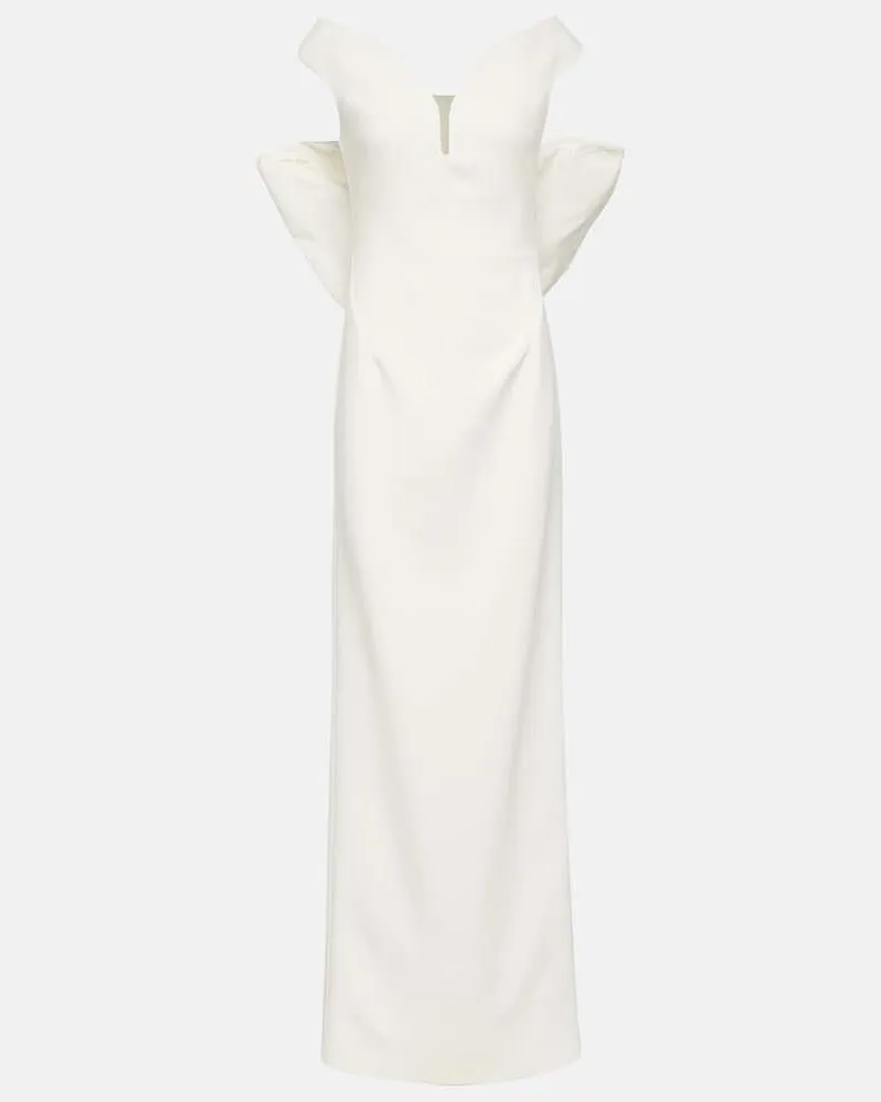 Safiyaa Bridal Robe Damona Weiß