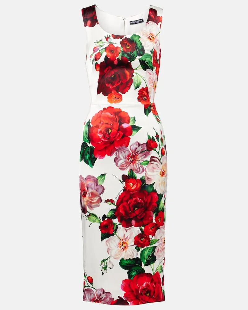 Dolce & Gabbana Midikleid Weiß