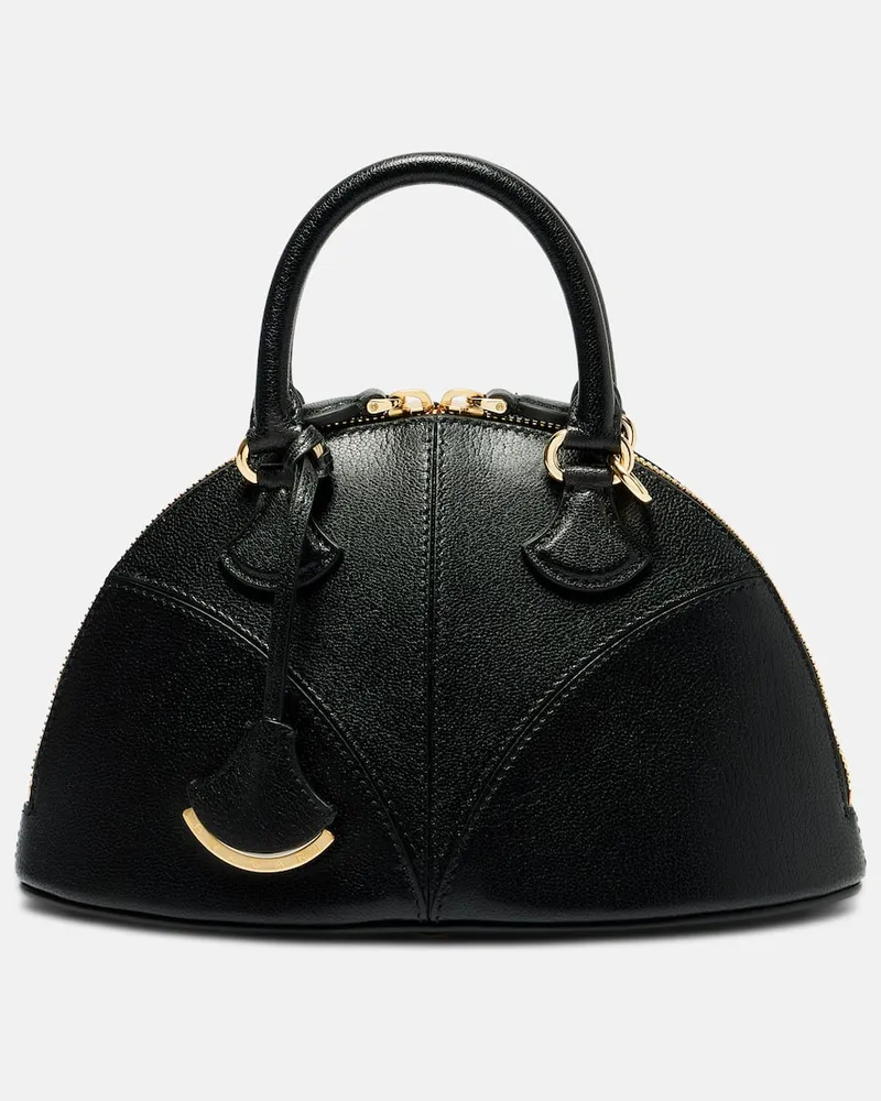 Bulgari Tote Bag Marquise Small aus Leder Schwarz