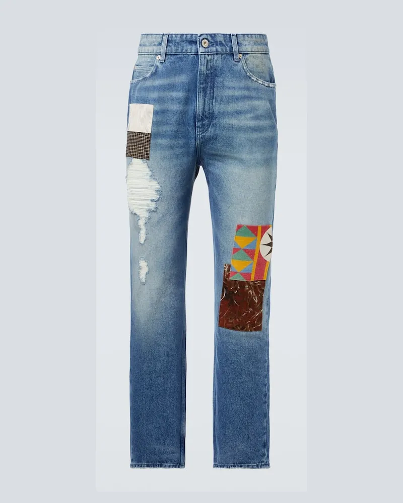 Loewe Straight Jeans Blau