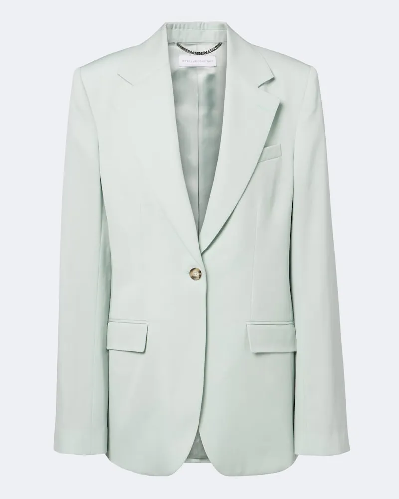 Stella McCartney Blazer aus Wolle Blau