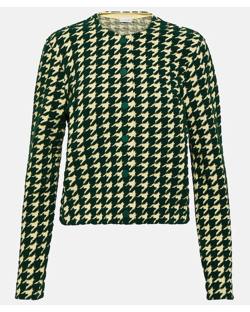 Burberry Cardigan aus einem Baumwollgemisch Multicolor