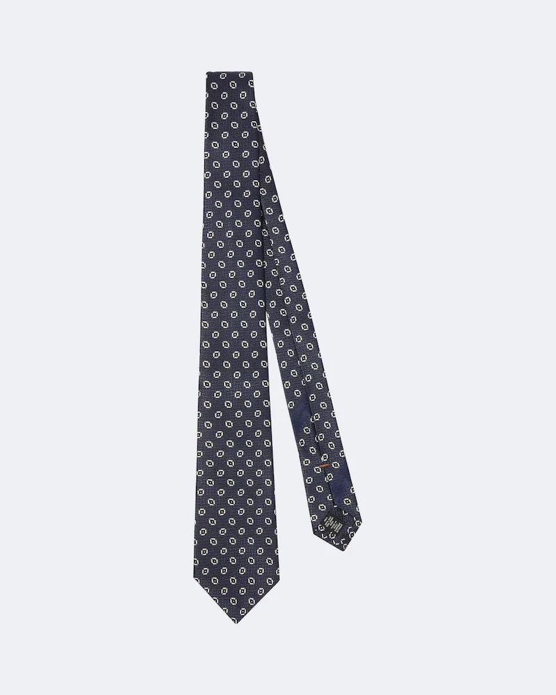 Ermenegildo Zegna Krawatte aus Seide Blau