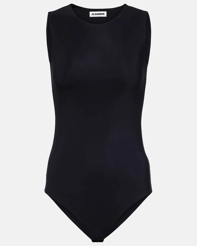 Jil Sander Body aus Jersey Schwarz