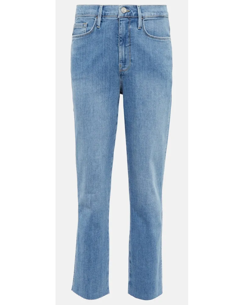 Frame Denim Cropped Jeans Le Sylvie Blau