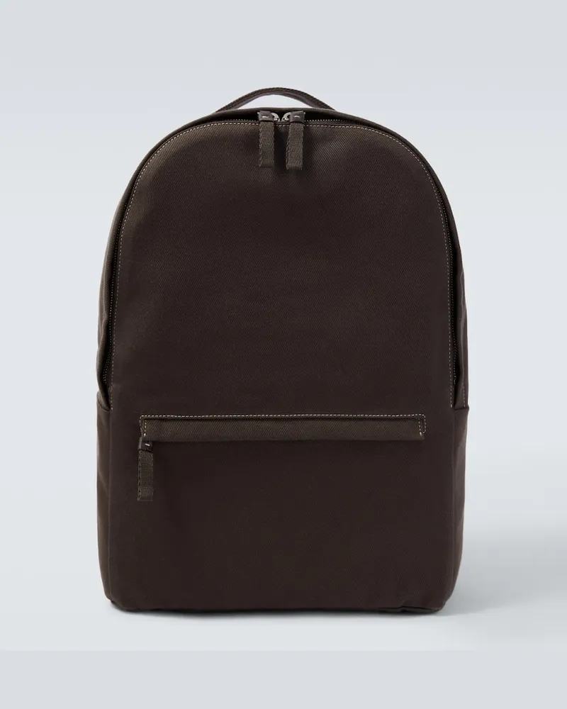 The Row Rucksack Sisal aus Baumwoll-Canvas Braun