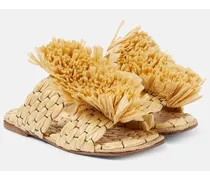 Sandalen aus Raffiabast