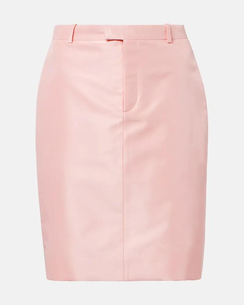 Gucci Bleistiftrock aus Faille Rosa