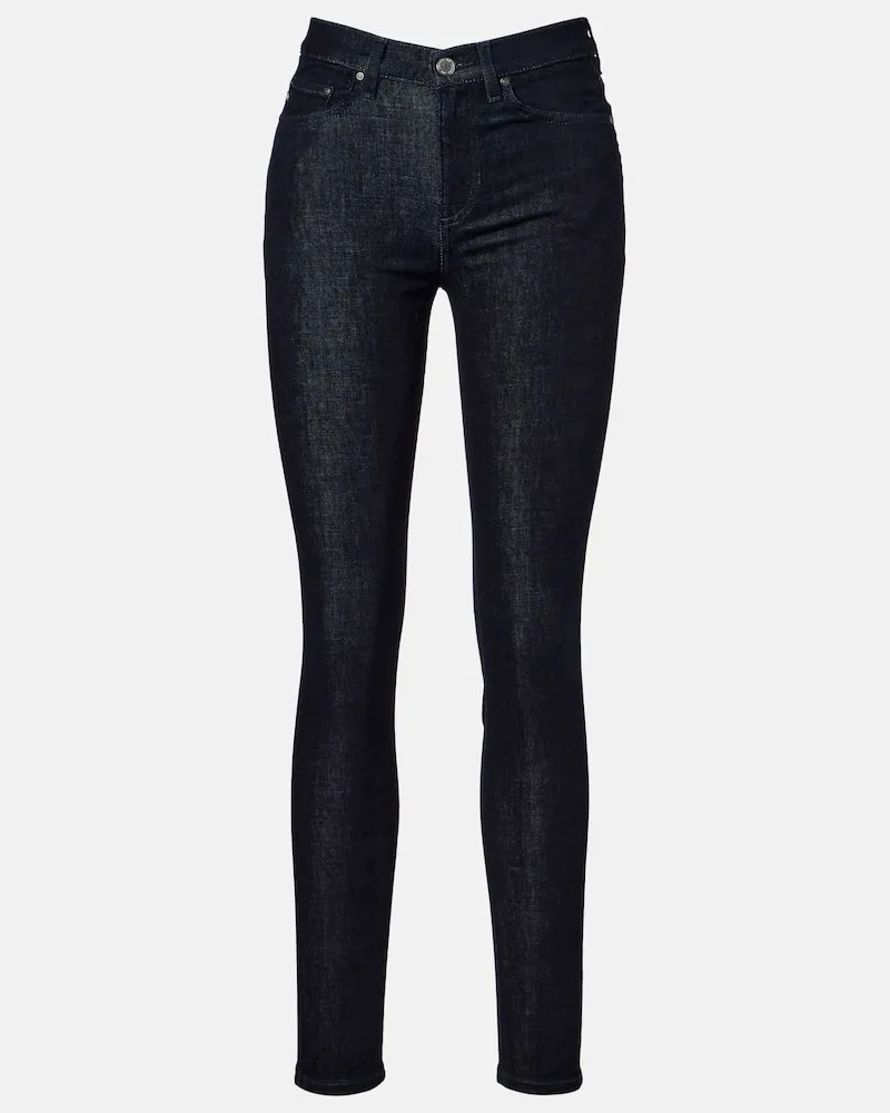 Adriano Goldschmied Mid-Rise Skinny Jeans Geneva Blau