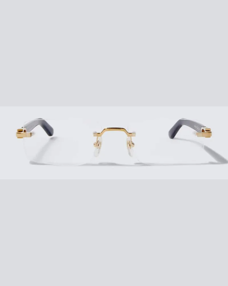 Cartier Eckige Brille Signature C De Cartier Gold