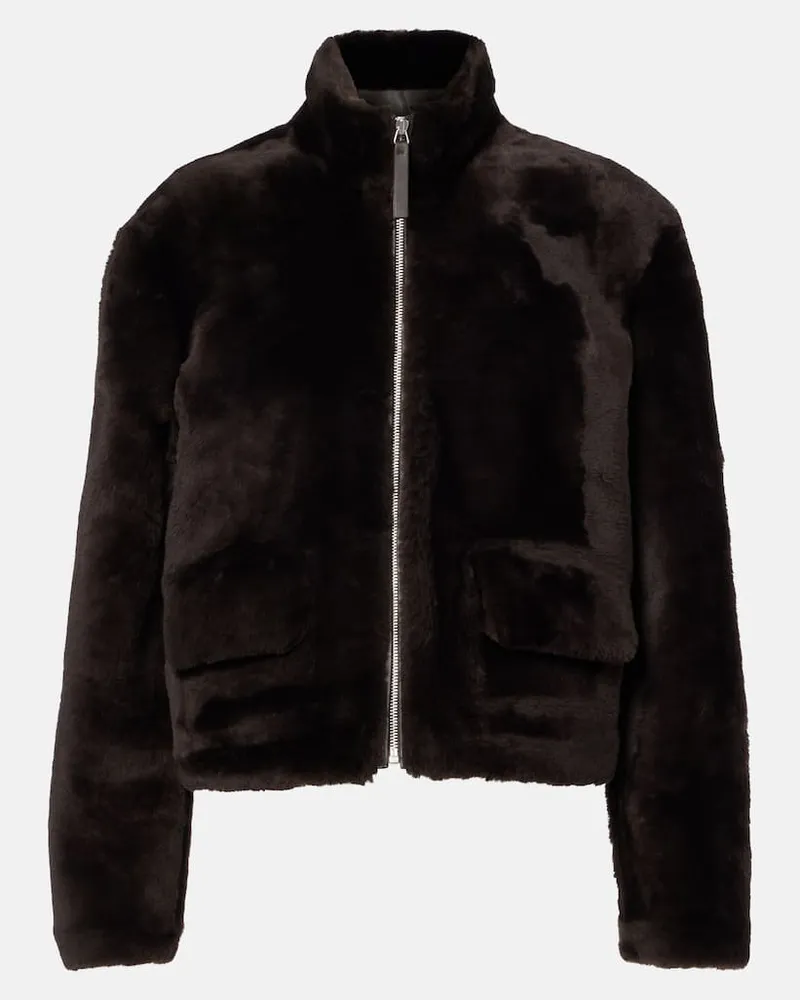Proenza Schouler Jacke PSWL aus Shearling Braun
