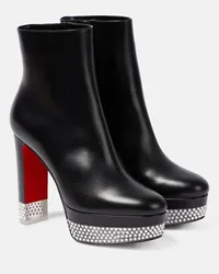 Christian Louboutin Ankle Boots Cassandribooty aus Leder Schwarz