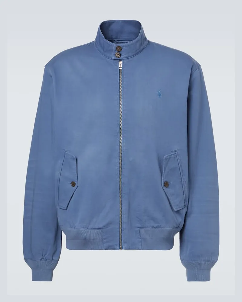 Ralph Lauren Blouson Bedford aus Baumwolle Blau