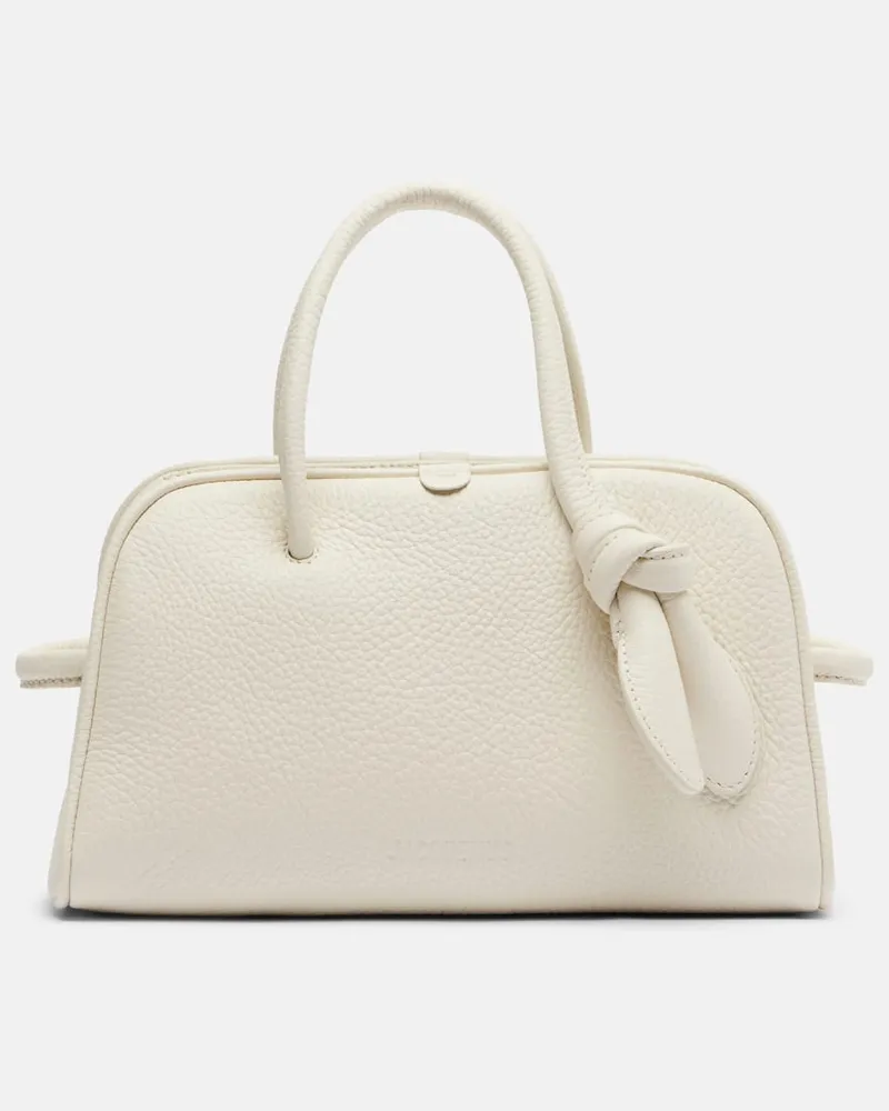 Jacquemus Tote Bag Le Turismo aus Leder Weiß