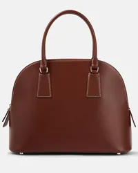 The Row Tote Nina Small aus Leder Braun