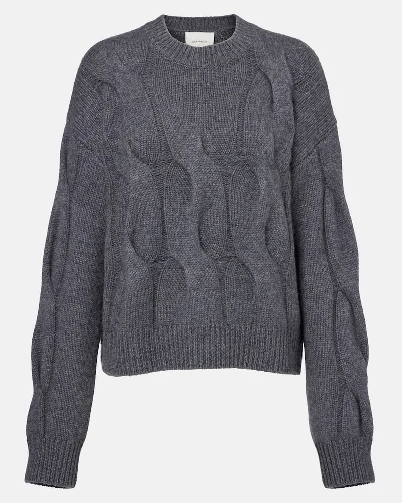 Lisa Yang Pullover Sammie aus Kaschmir Grau