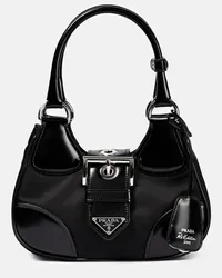 Prada Tote Moon aus Re-Nylon Schwarz