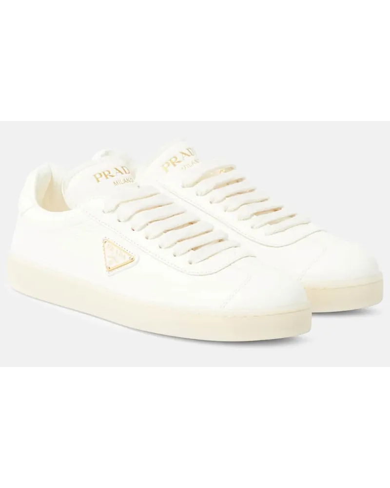 Prada Sneakers Lane aus Leder Weiss