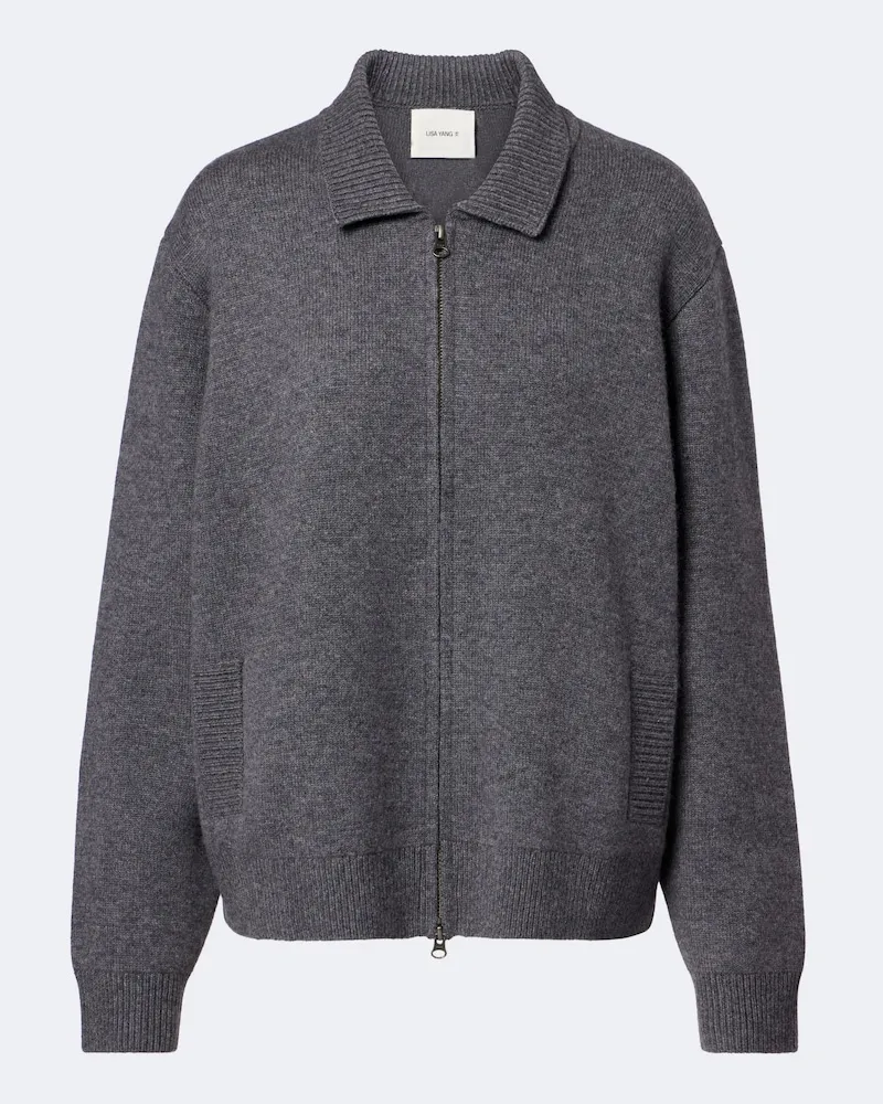 Lisa Yang Cardigan Aleya aus Kaschmir Grau