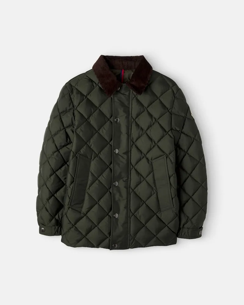 Moncler Steppjacke Fruzan mit Cord Grün