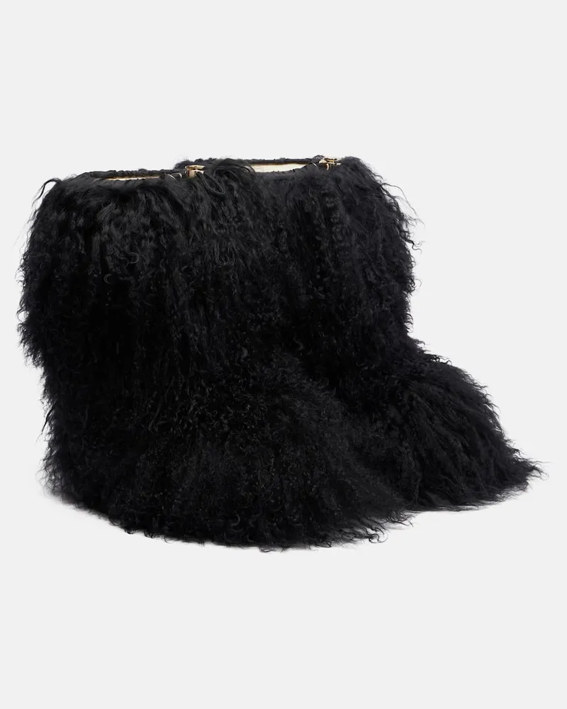 Bogner Schneestiefel Les Arcs aus Shearling Schwarz