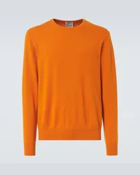 ALLUDE Pullover aus Kaschmir Orange