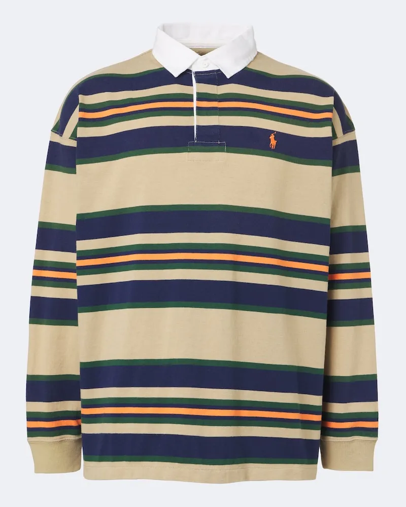 Ralph Lauren Polopullover aus Baumwoll-Jersey Multicolor