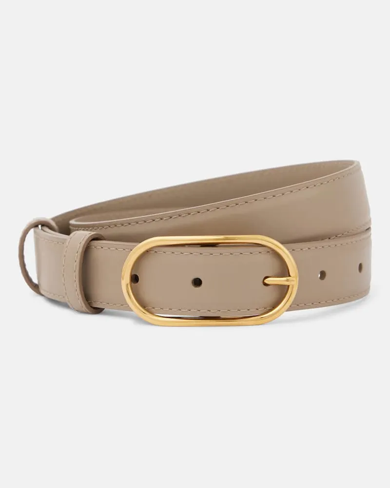 Dolce & Gabbana Gürtel aus Leder Beige