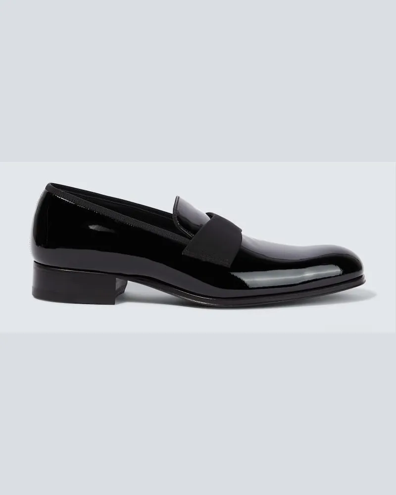 Tom Ford Loafers Edgar aus Lackleder Schwarz