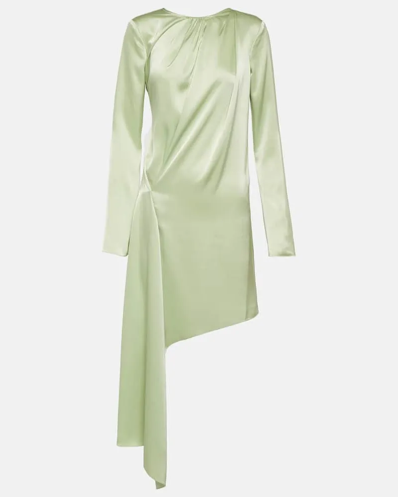 J.W.Anderson Midikleid aus Satin Grün