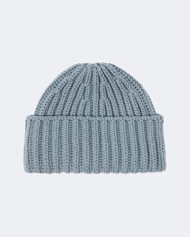 Stoffa Stòffa Mütze aus Kaschmir Blau