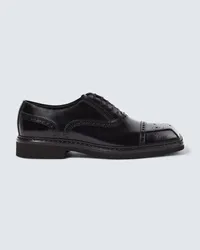 Dolce & Gabbana Schnuerschuhe aus Leder Schwarz