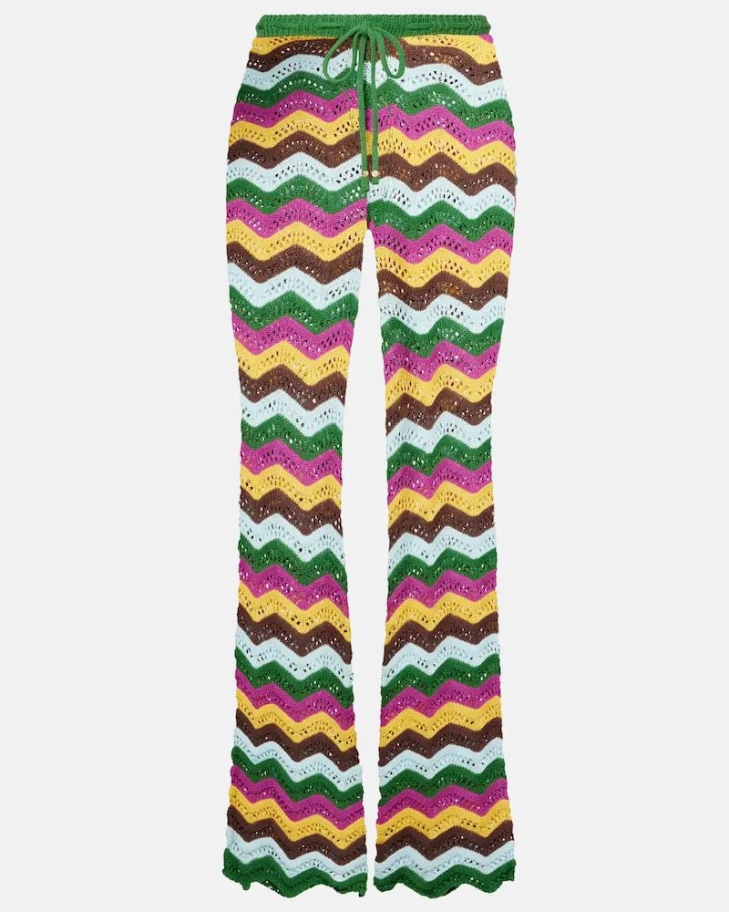 BANANHOT Hose Kim aus Häkelstrick Multicolor
