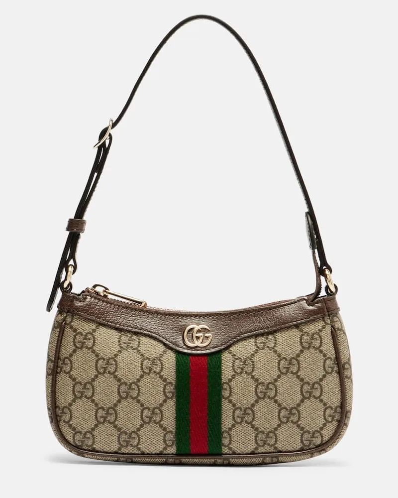 Gucci Schultertasche Ophidia Mini GG Beige