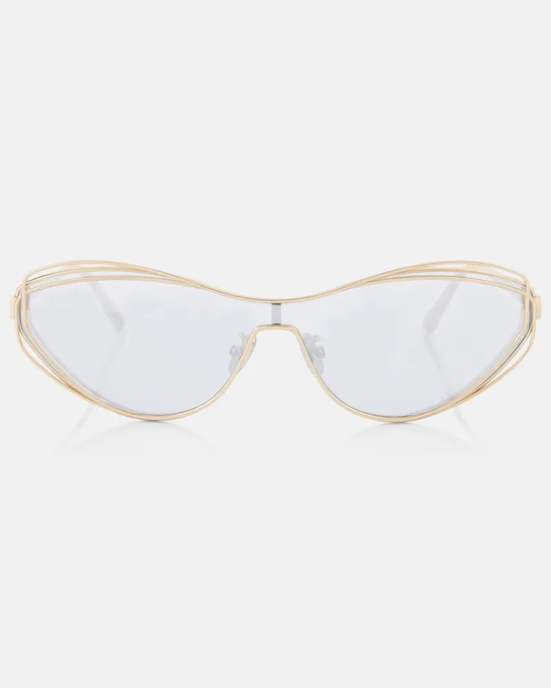 Dior Cat-Eye-Sonnenbrille FilDior M1U Gold