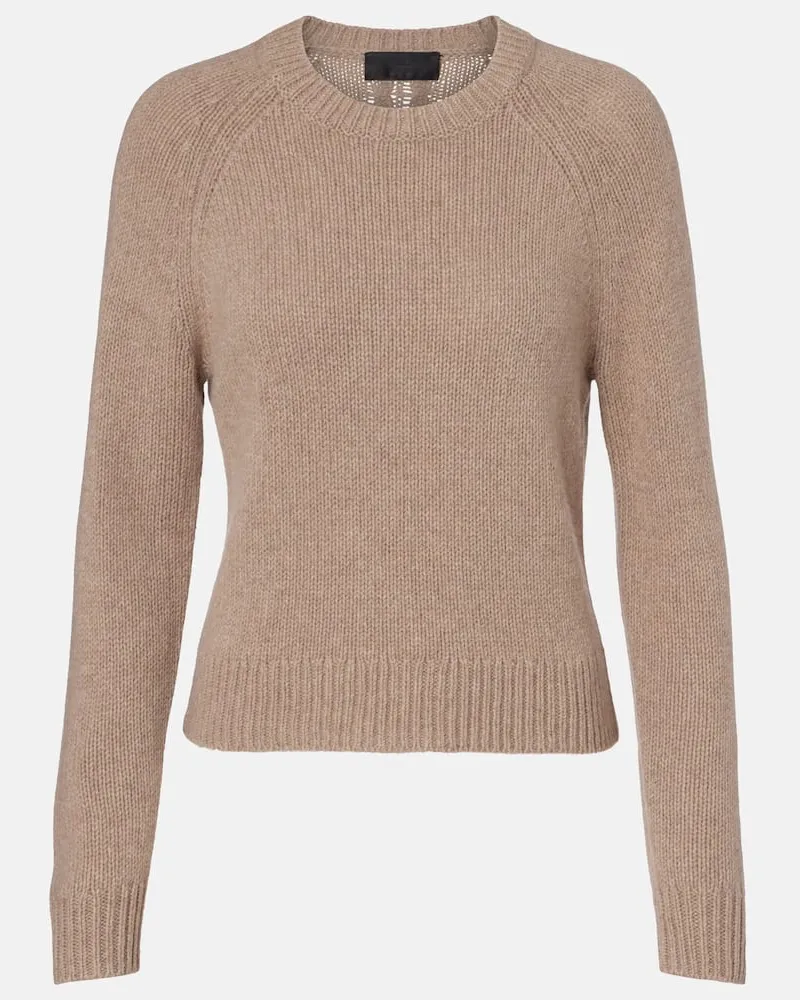 Nili Lotan Pullover Laurel aus Kaschmir und Wolle Beige