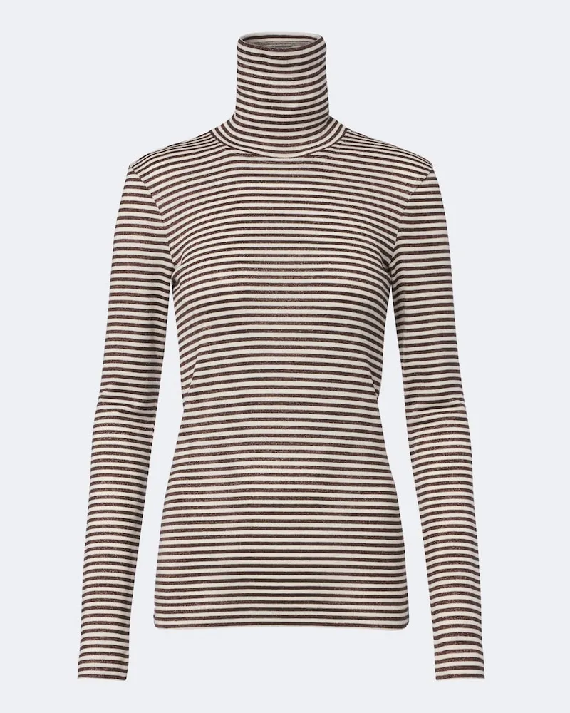 Brunello Cucinelli Rollkragenpullover aus einem Wollgemisch Braun