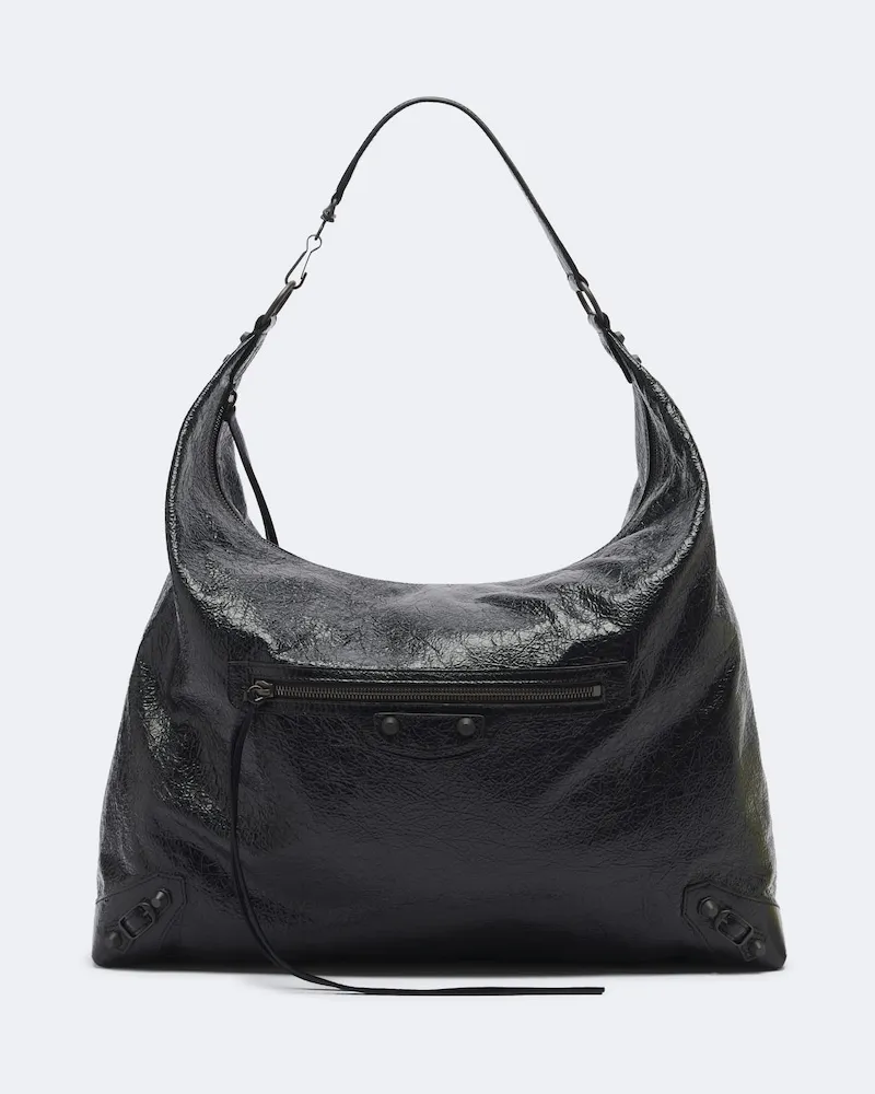 Balenciaga Schultertasche Le City Large aus Leder Schwarz