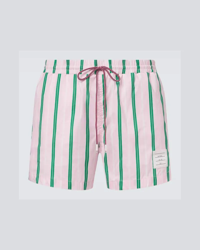 Thom Browne Badeshorts Rosa