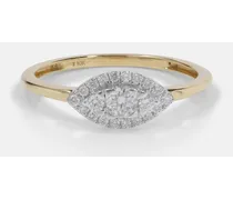 Ring Muse aus 10kt Gelbgold mit Diamanten