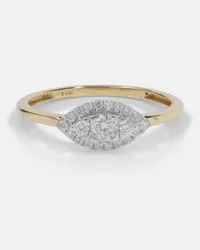 Stone & Strand Ring Muse aus 10kt Gelbgold mit Diamanten Gold