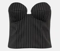 Bustier-Top aus Wolle