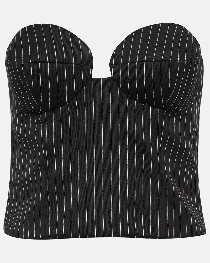 Magda Butrym Bustier-Top aus Wolle Multicolor