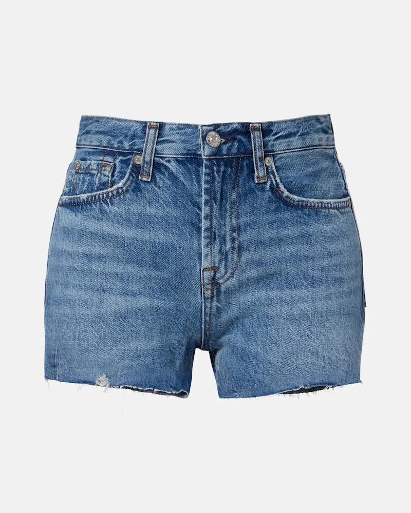 7 for all mankind Jeansshorts June Blau