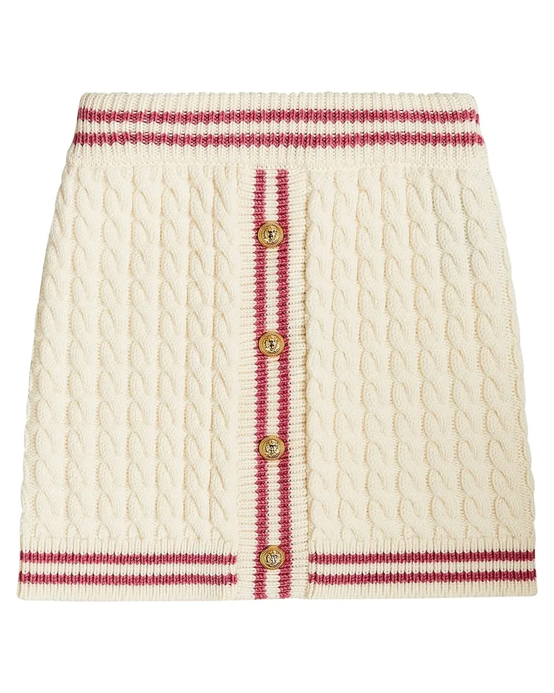 Balmain Rock aus Schurwolle Nude