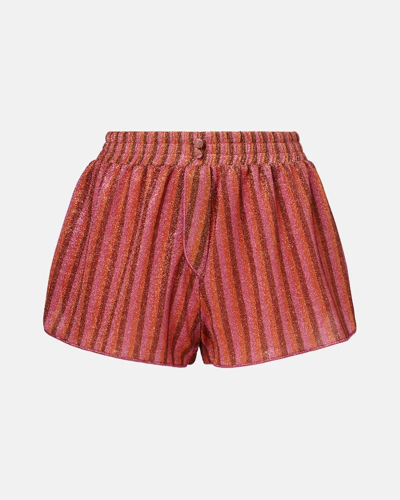 Oséree Oséree Shorts aus Lamé Multicolor